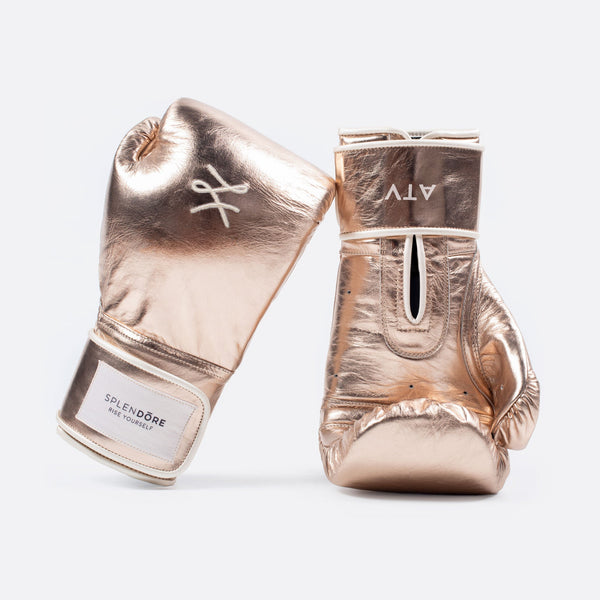 golden boxing gloves