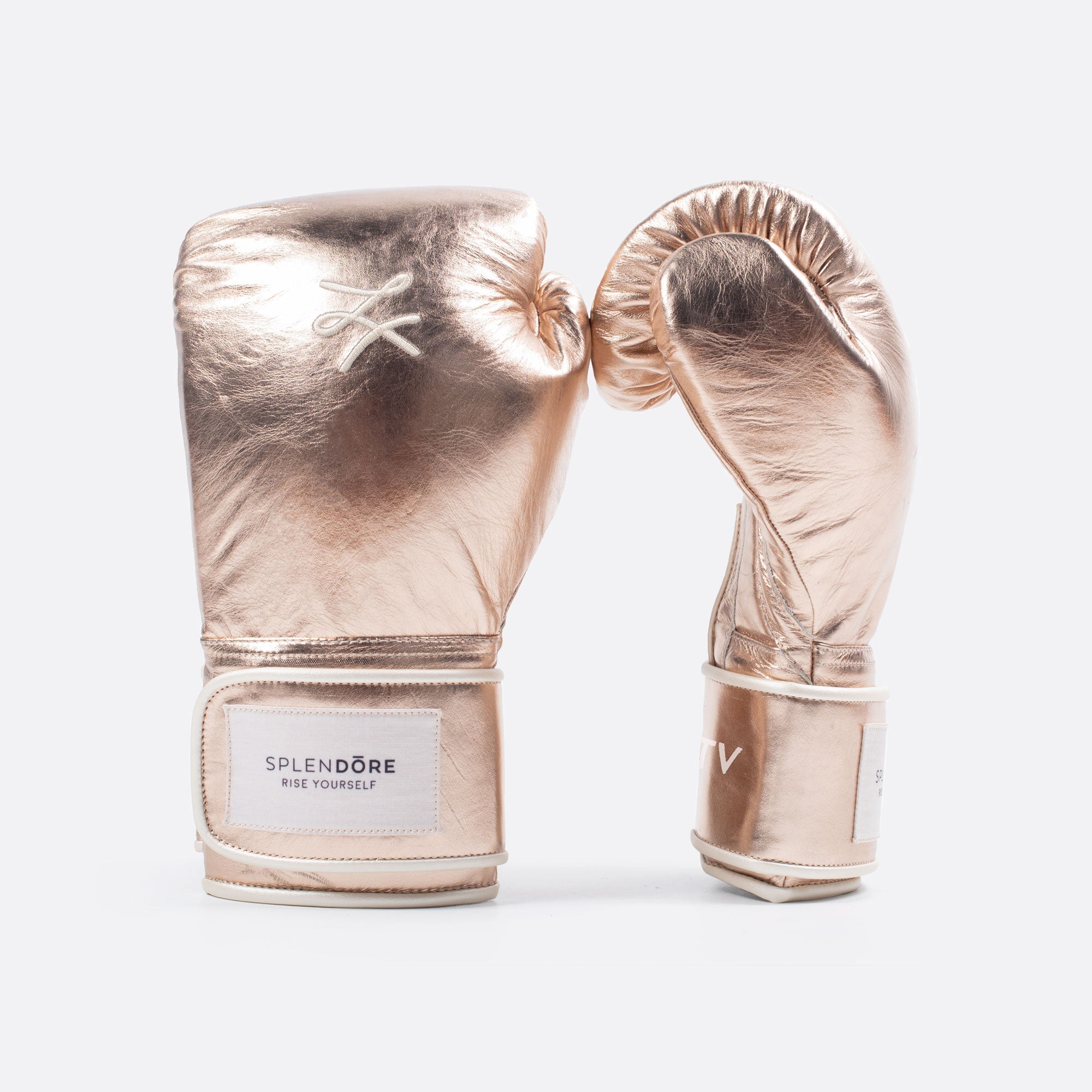 fashion boxing gloves golden 