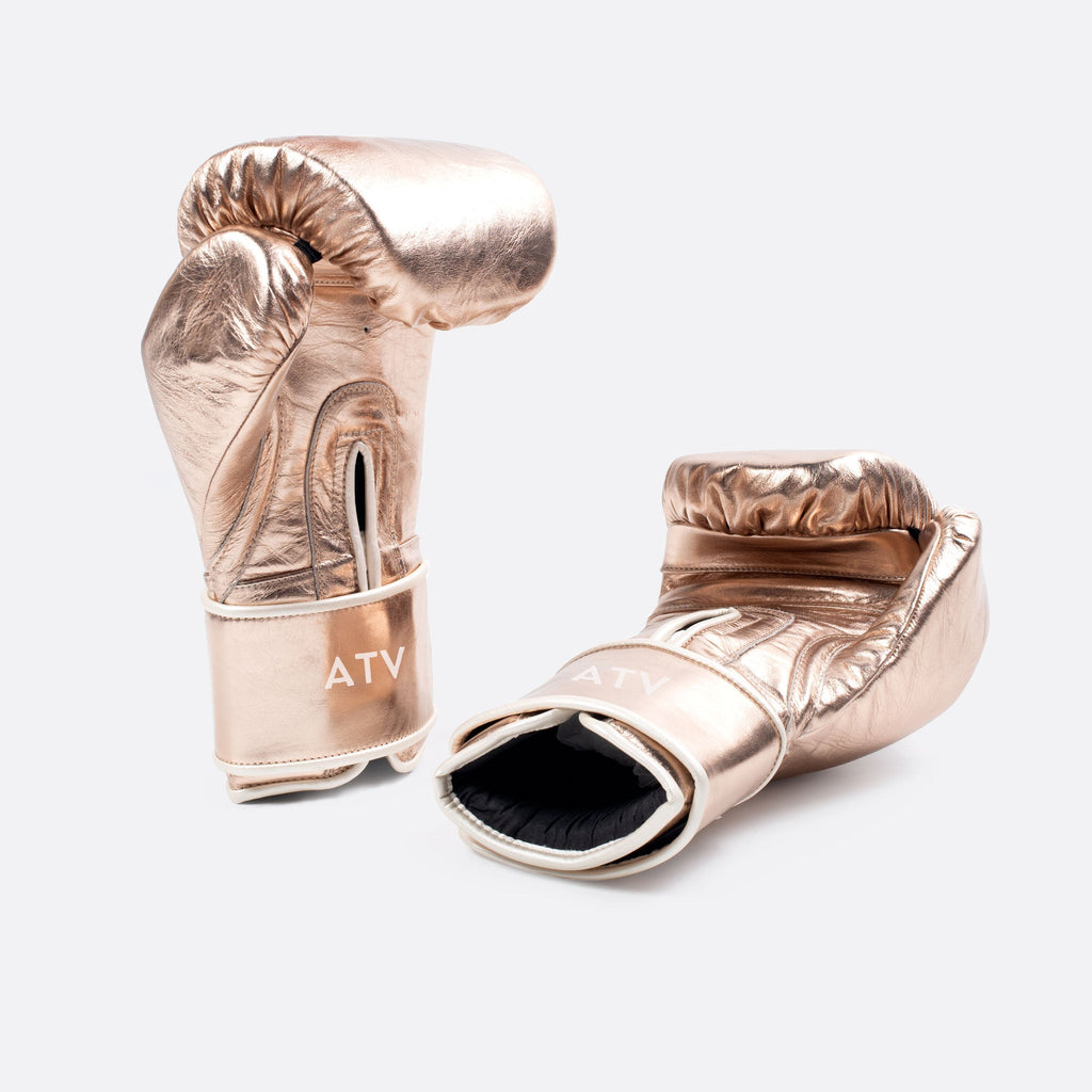 rosegold boxing gloves 